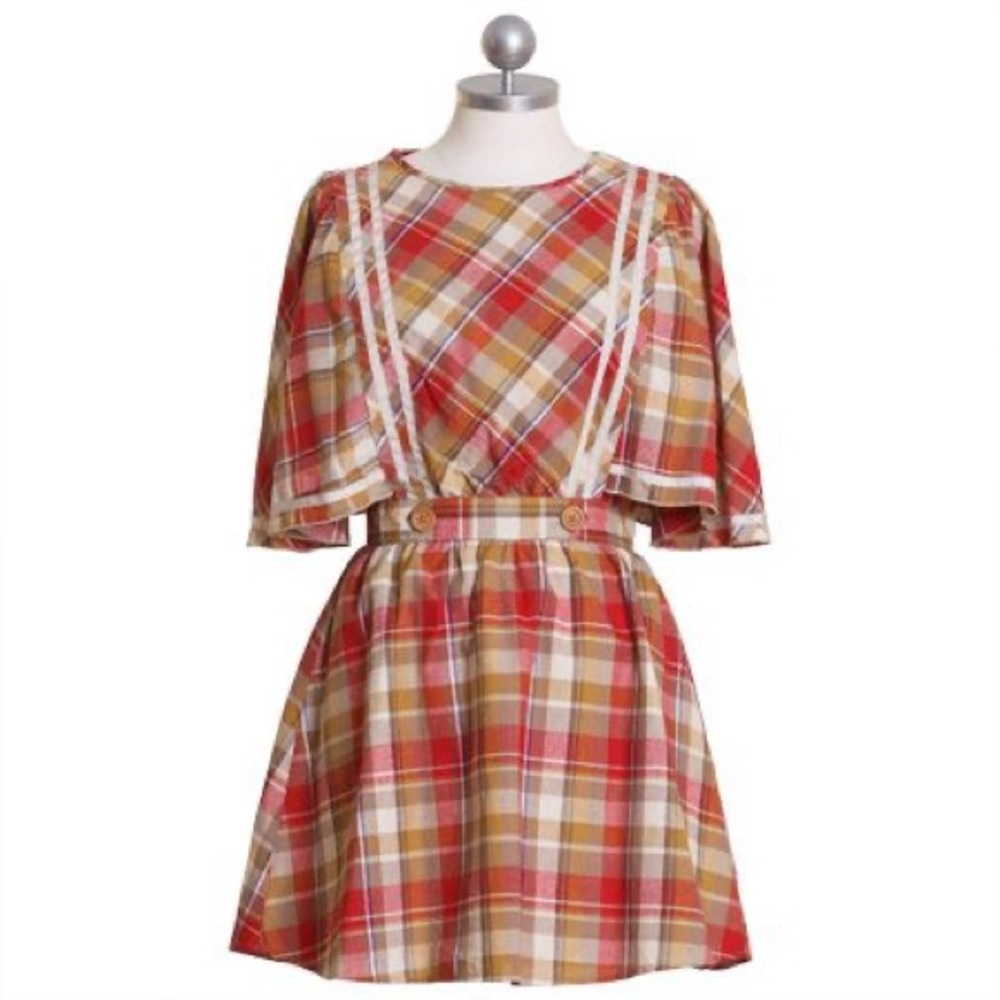 NWT Dear Creatures plaid dress